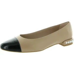 Pearl Flat Womens Embellished Man Made Ballet Flats