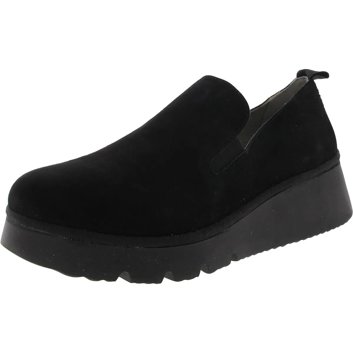 Pece Womens Stretch Suede Loafers