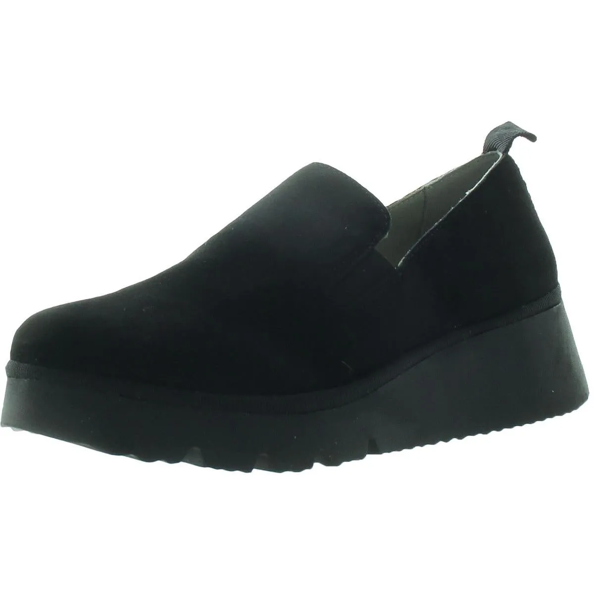 Pece Womens Stretch Suede Loafers