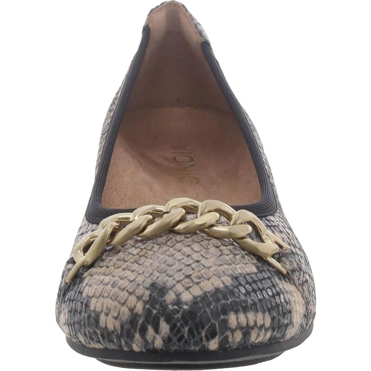 Pera Womens Leather Ballet Flats