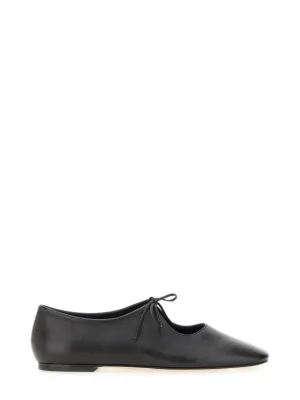 Pointed Toe Nappa Leather Flats