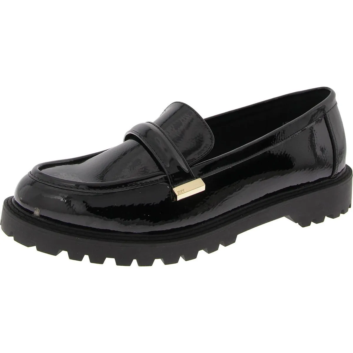 Primad Womens Slip On Lug Sole Loafers