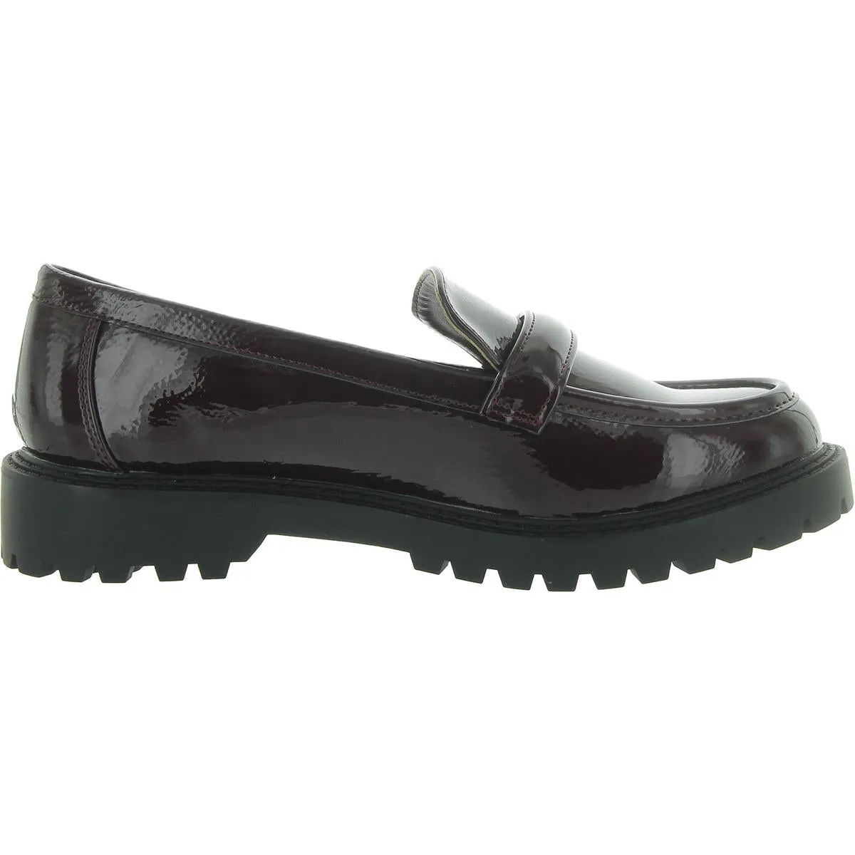 Primad Womens Slip On Lug Sole Loafers