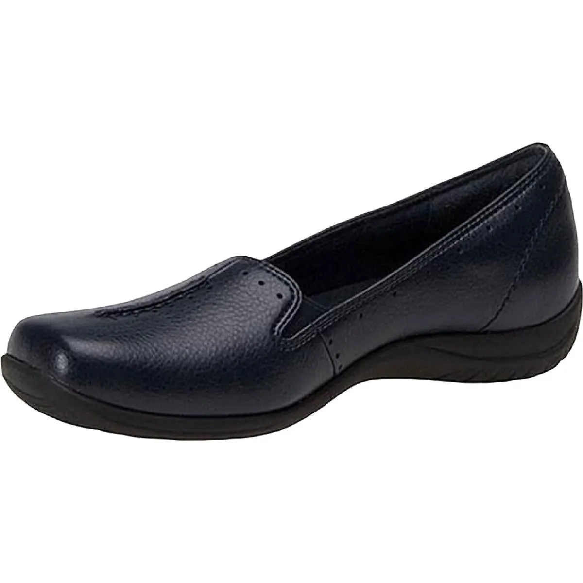PURPOSE Womens Faux Leather Square Toe Flats