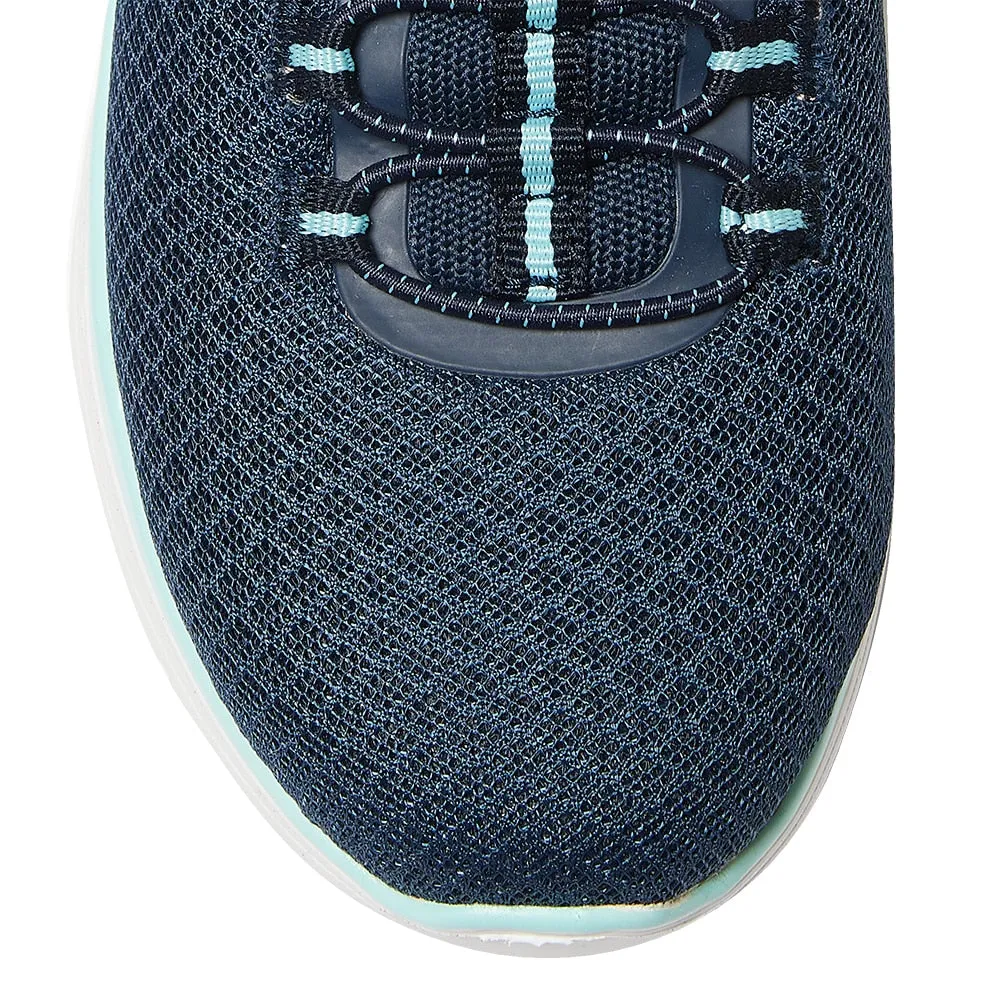 Quattro Sneaker in Navy/blue Knit