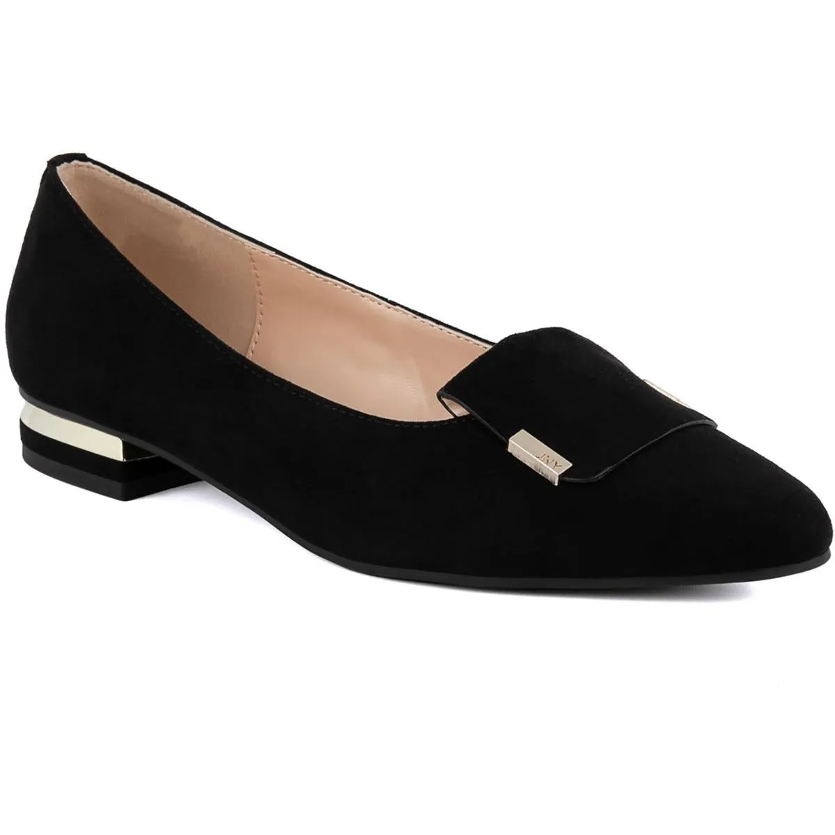 Quesheen Womens Solid Faux Leather Loafers