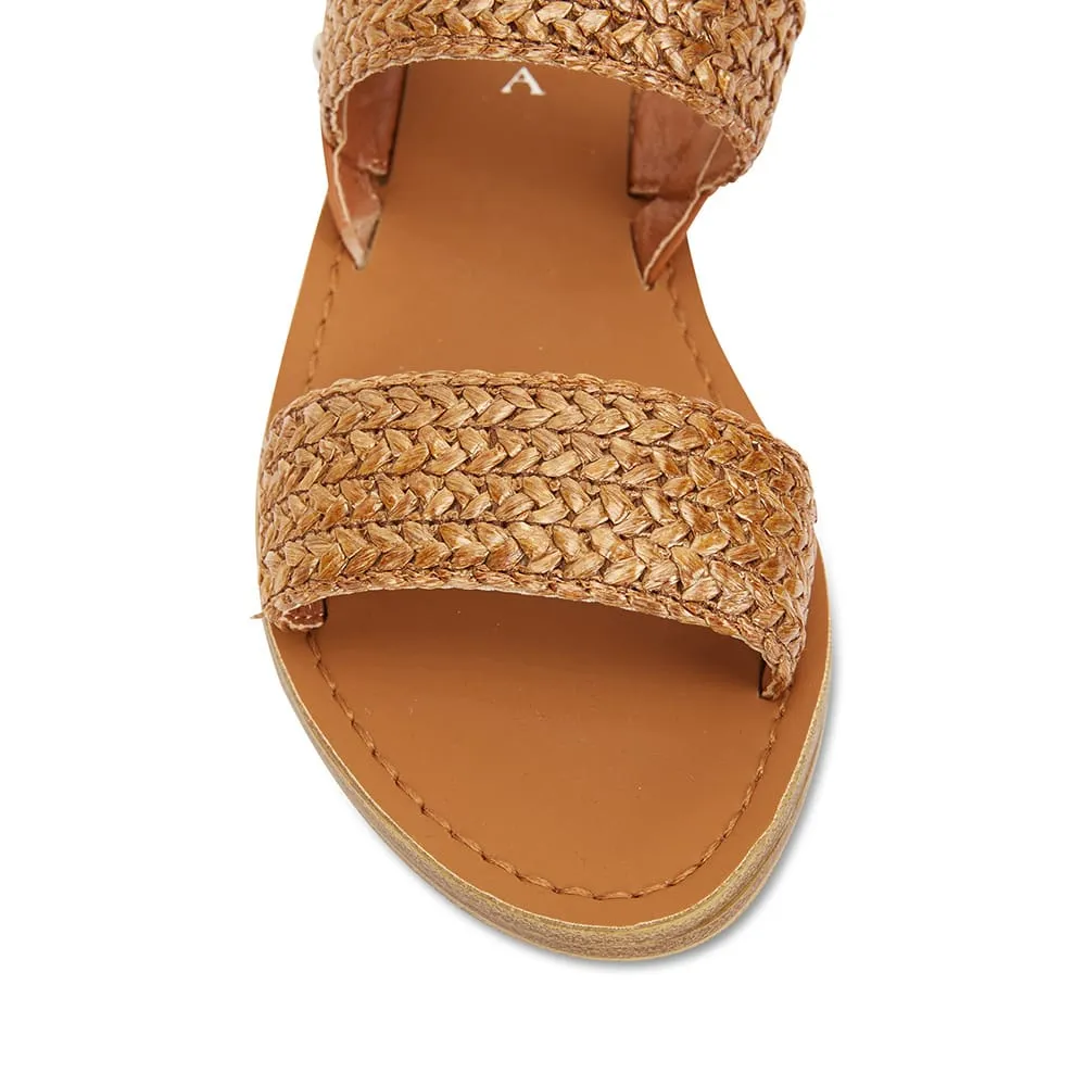 Racer Sandal in Tan Smooth Smooth