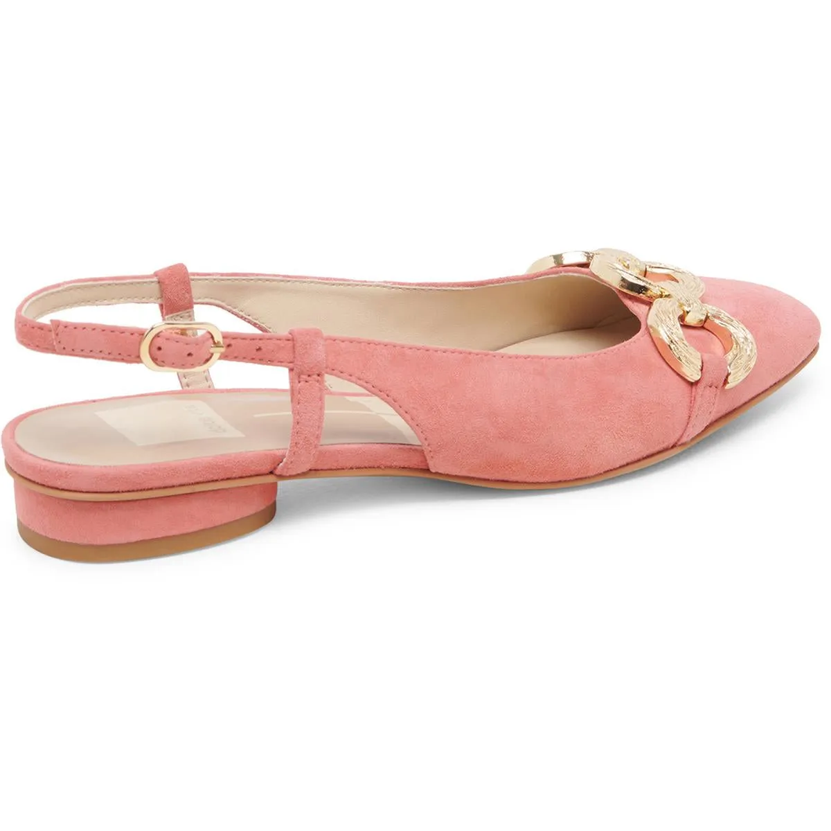 Ramano Womens Adjustable Leather Slingbacks