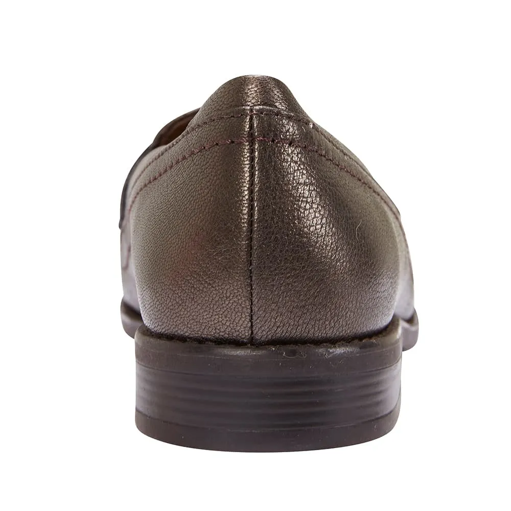 Raven Loafer in Metallic Leather