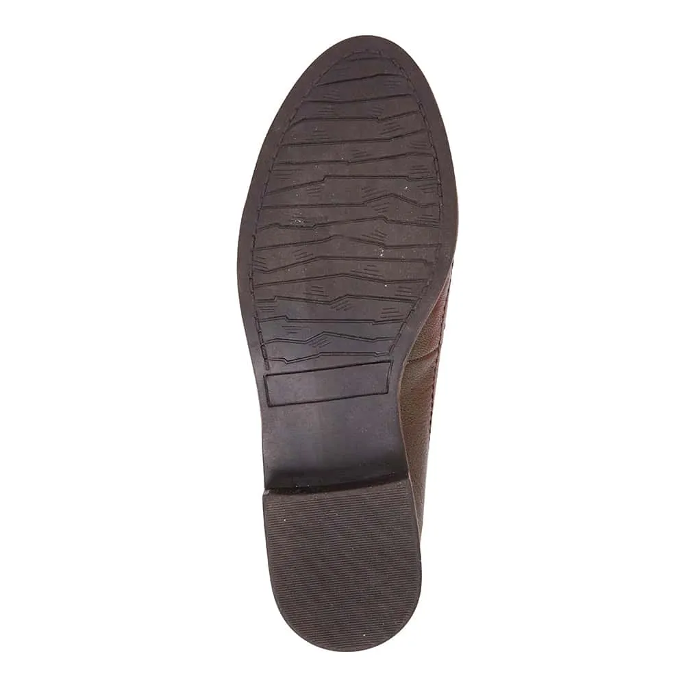 Raven Loafer in Metallic Leather
