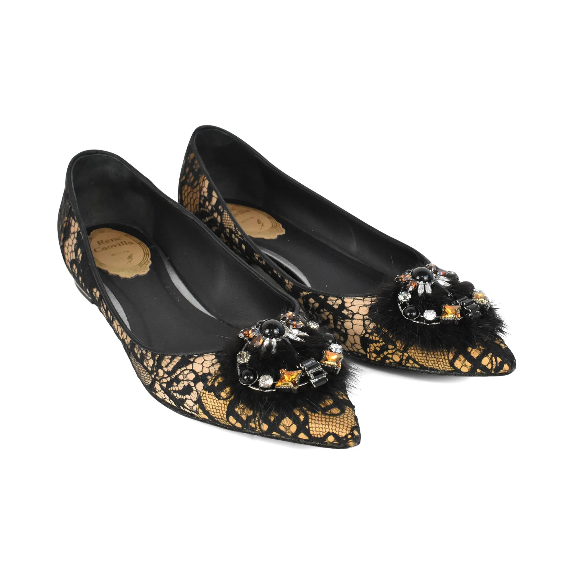 Rene Caovilla Ballerina Flats - Women's 36
