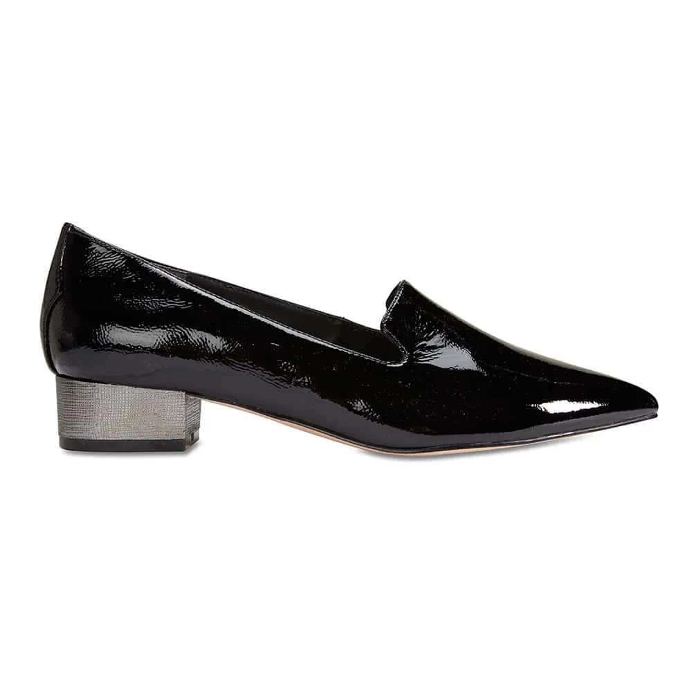 Rhapsody Loafer in Black Patent