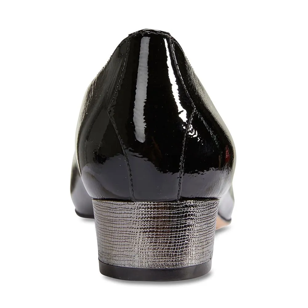 Rhapsody Loafer in Black Patent
