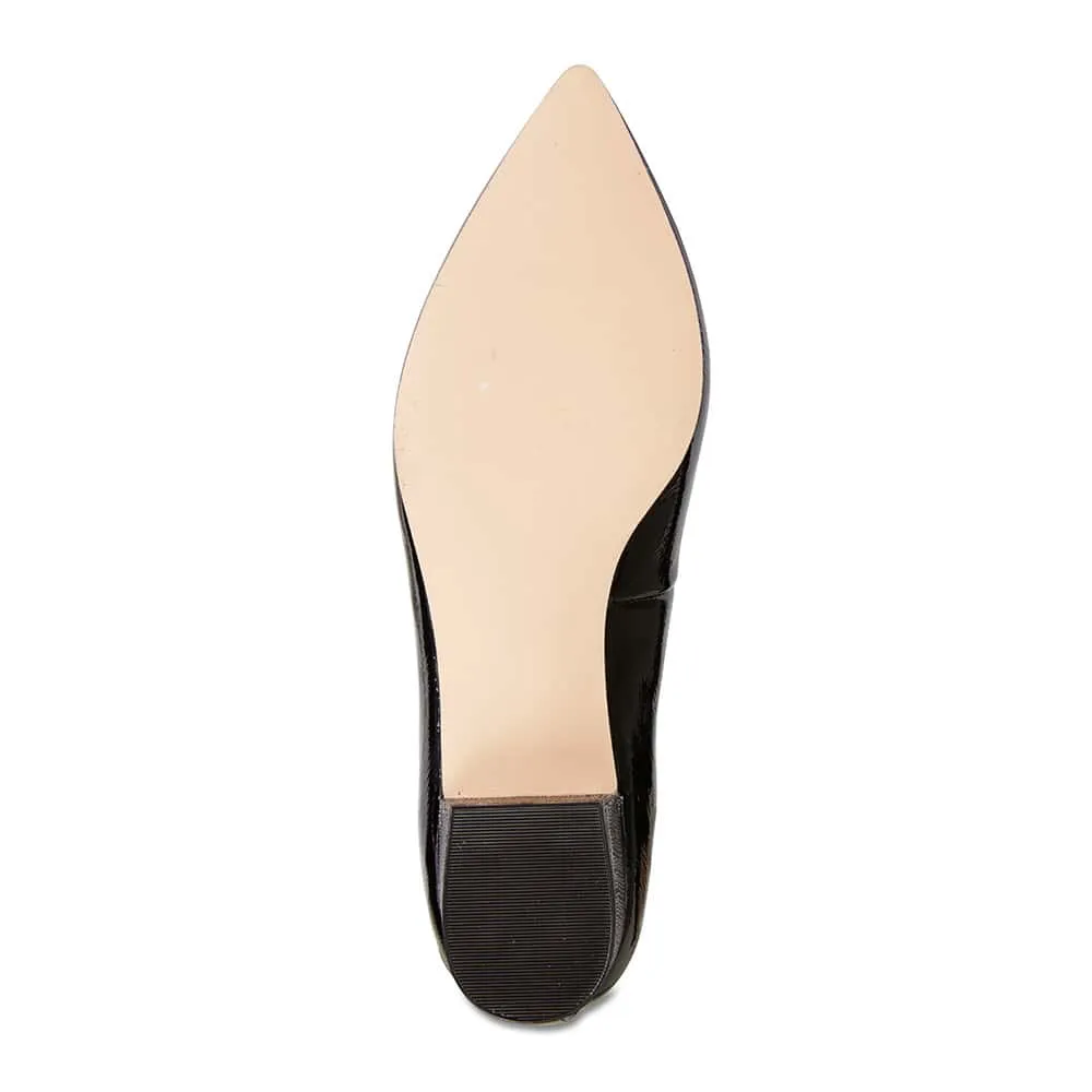 Rhapsody Loafer in Black Patent