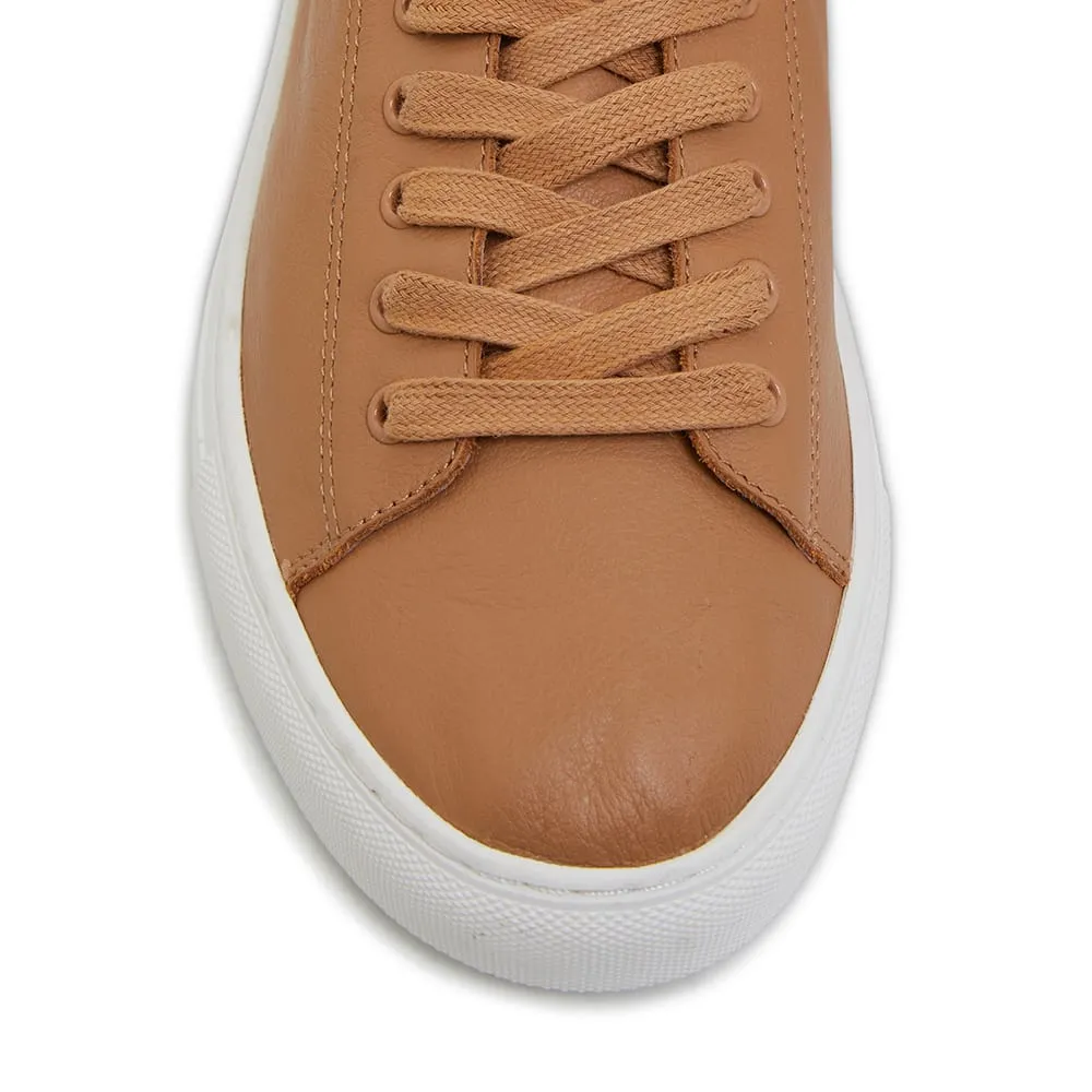 Rialto Sneaker in Tan Leather