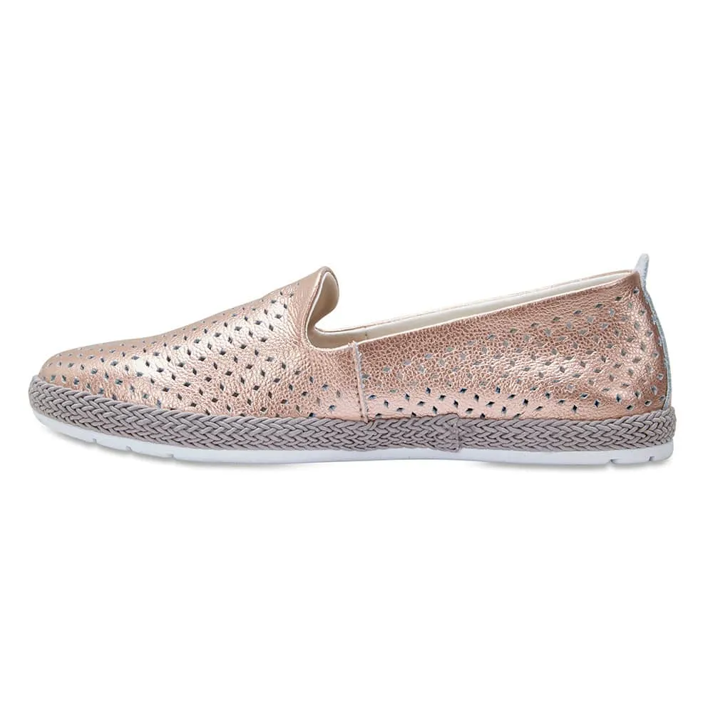 Ricky Loafer in Rose Gold Leather