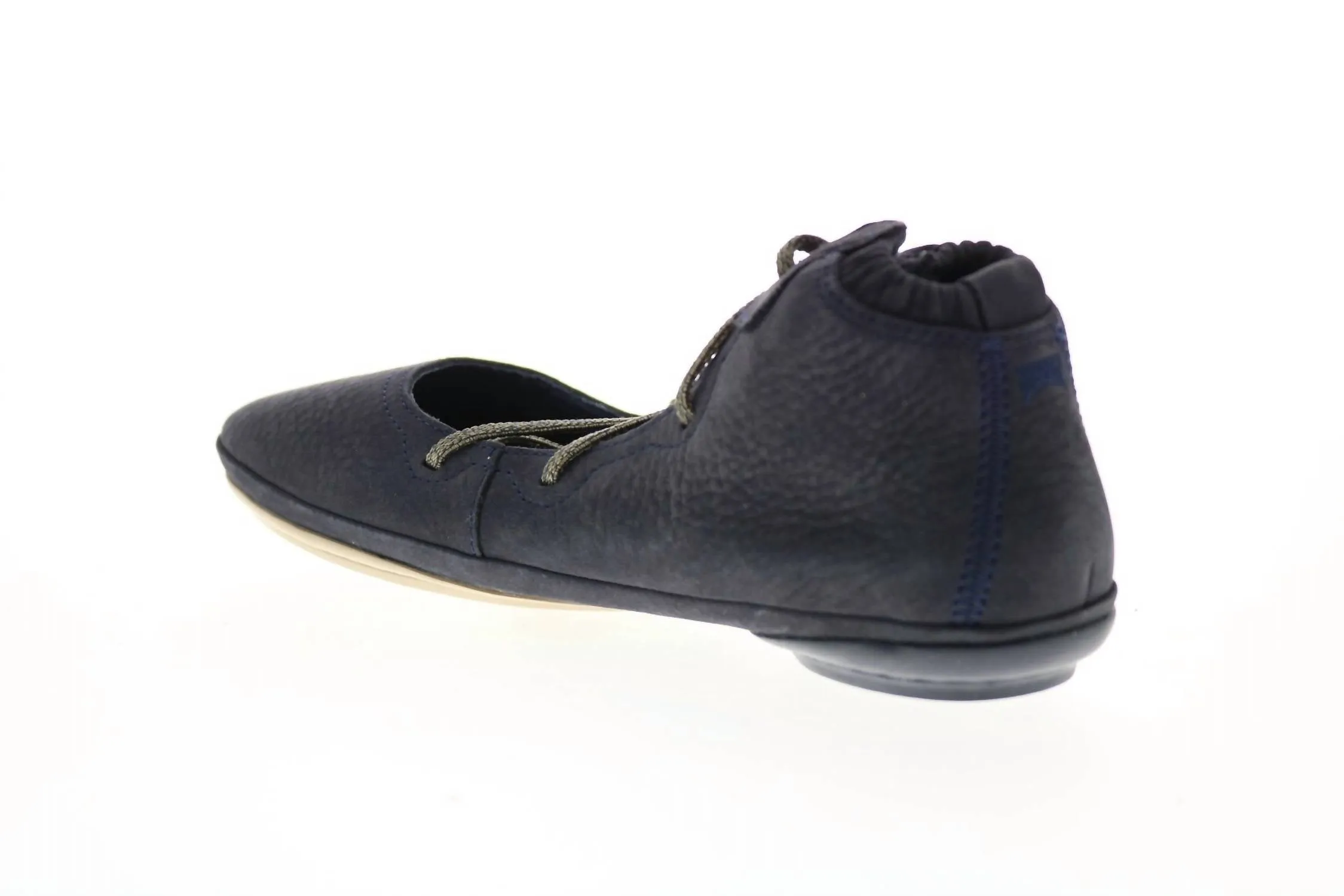 Right Nina Lace Up Flats Shoes In Navy