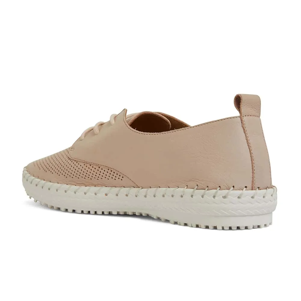 Ripley Sneaker in Blush Leather