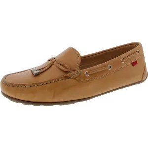 Riverview Womens Cushioned Footbed Leather Moccasins
