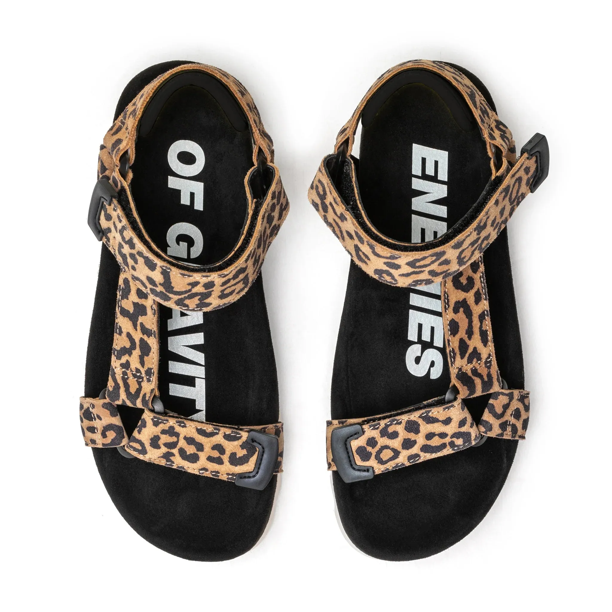 Rollie Tooth Wedge Sandal Leopard