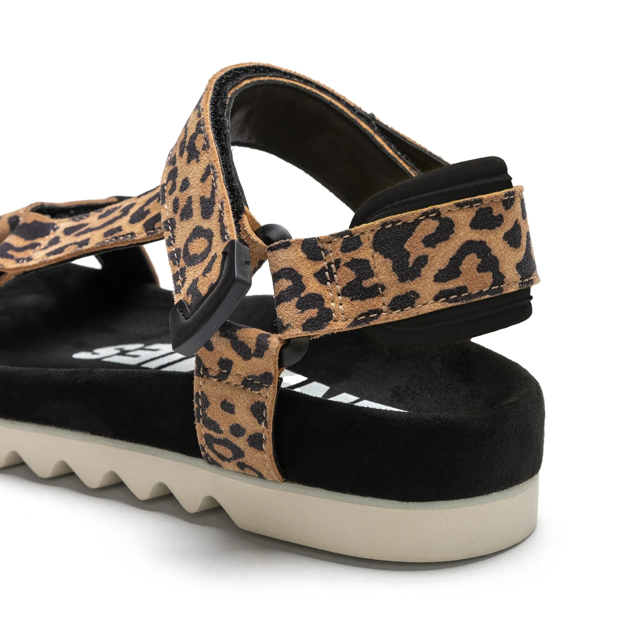 Rollie Tooth Wedge Sandal Leopard