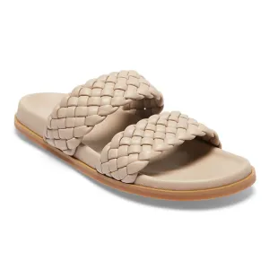 Rumour Slide in Nude Leather