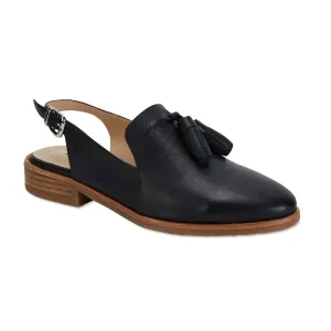 Sabina Loafer in Black Leather