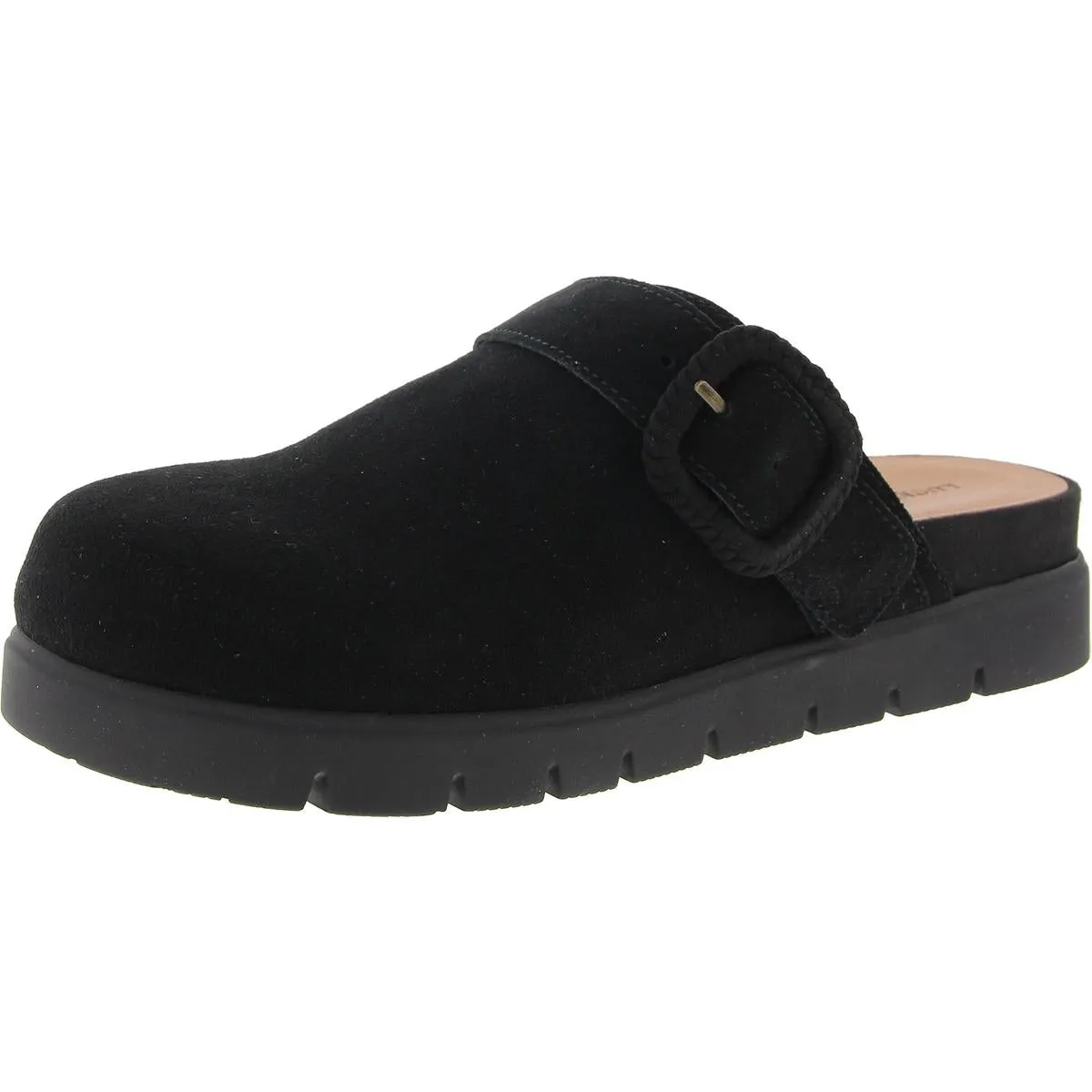 Sachie Womens Solid Suede Clogs