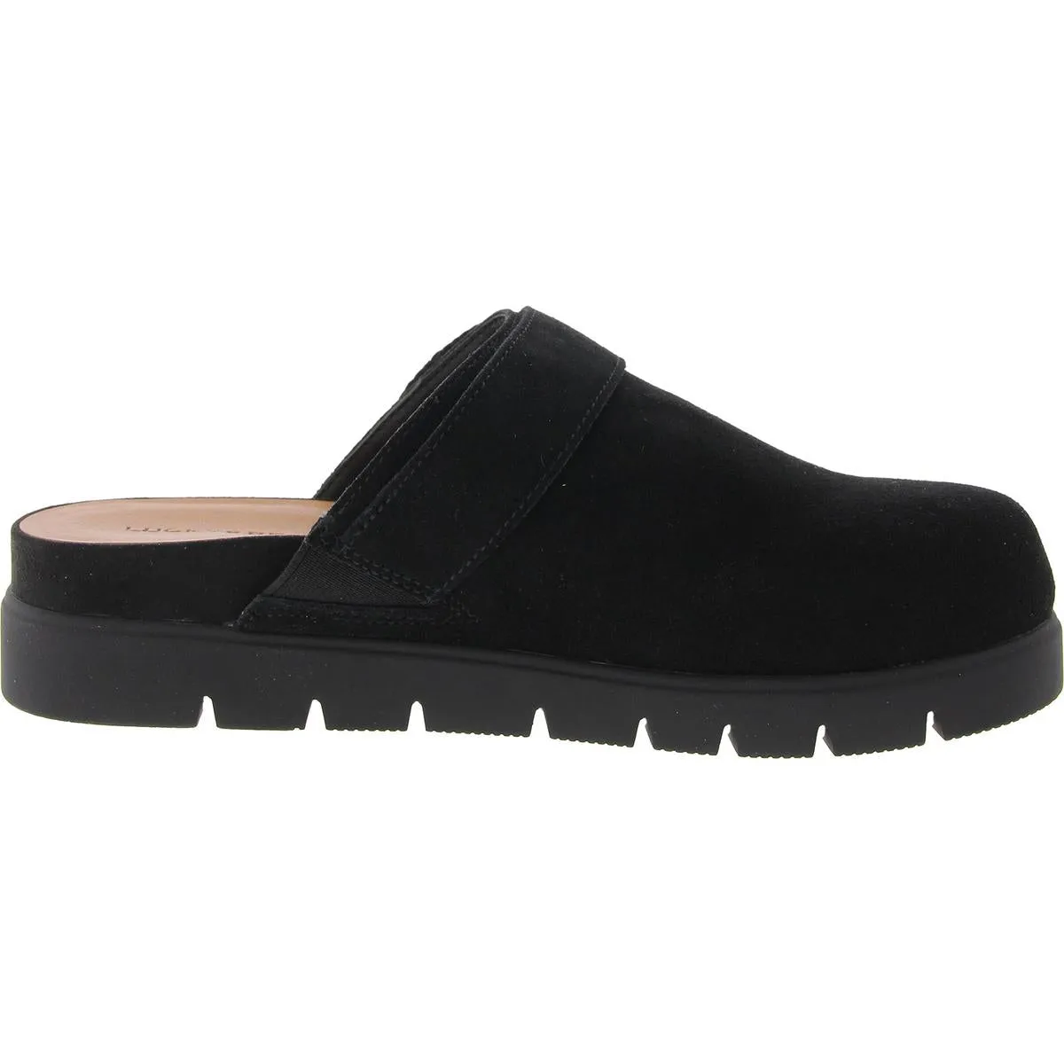 Sachie Womens Solid Suede Clogs