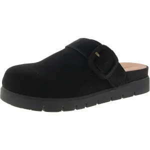 Sachie Womens Solid Suede Clogs