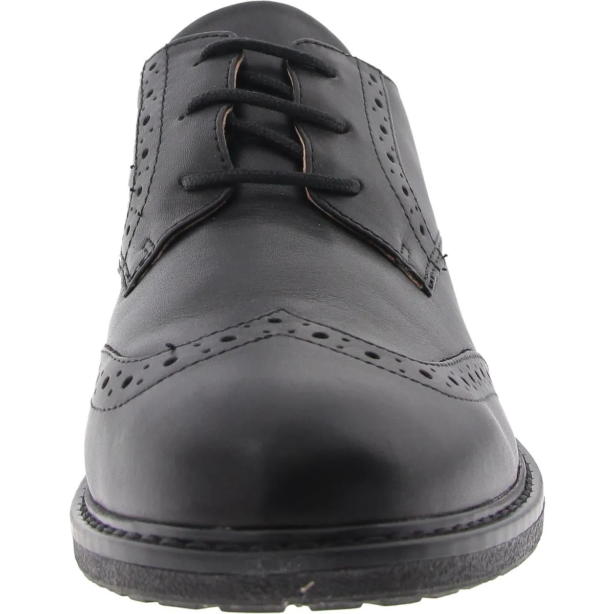 SEJONAH Womens Lace-Up Leather Oxfords