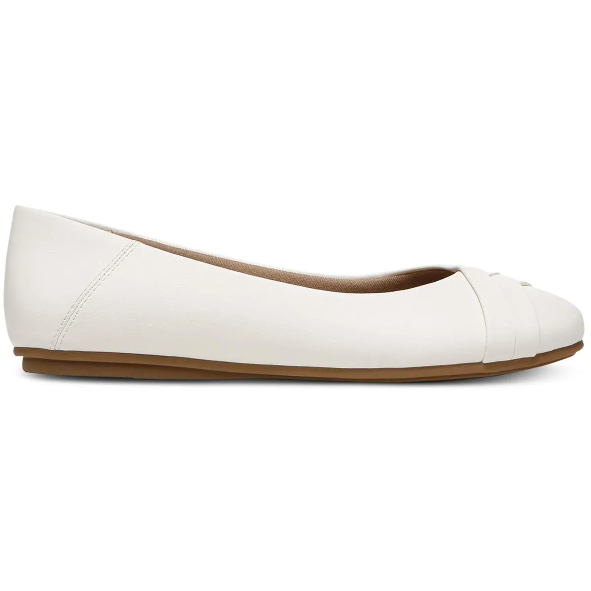 SENNETTE Womens Comfort Insole Manmade Ballet Flats