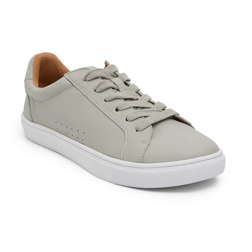 Serena Sneaker in Grey Leather