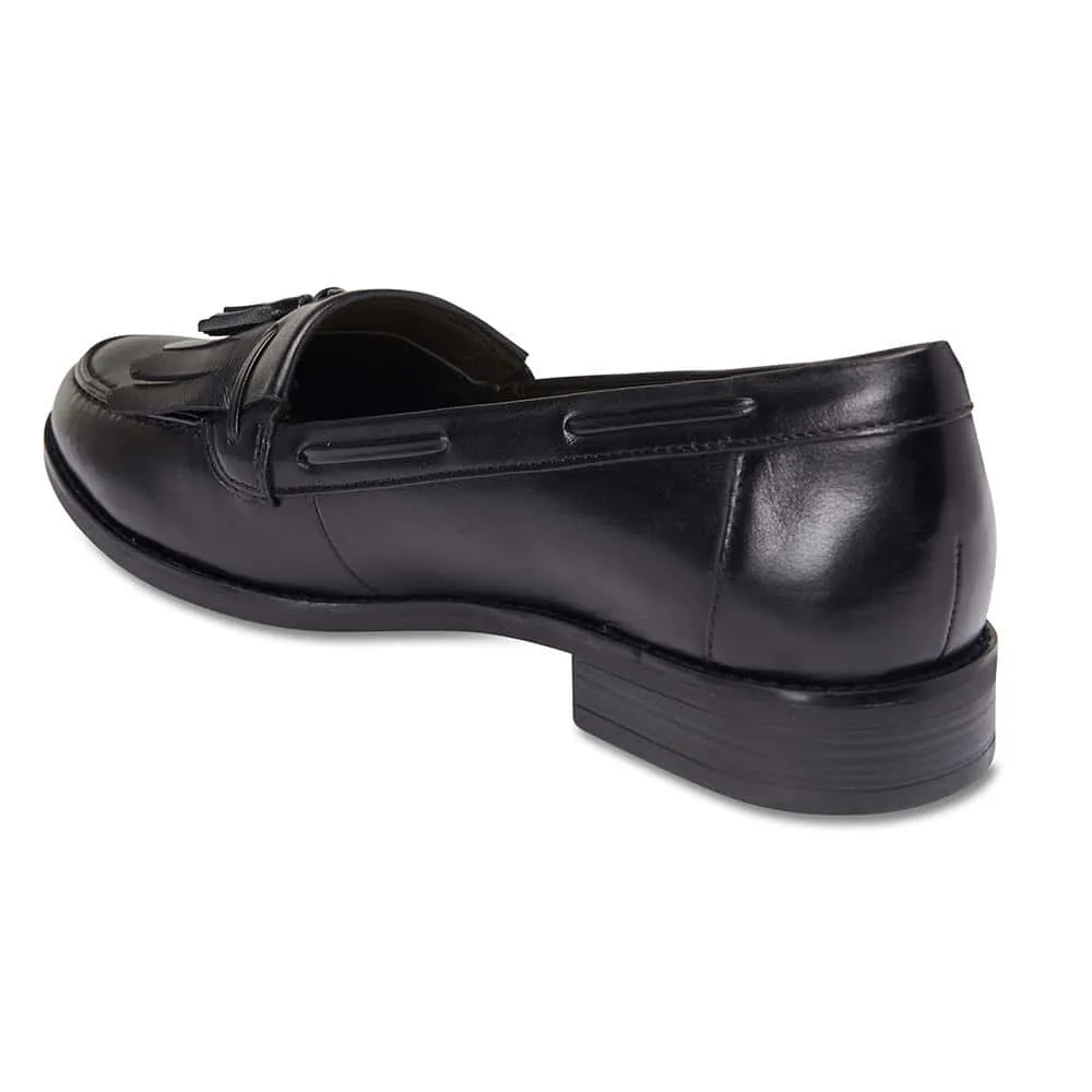Sinatra Loafer in Black Leather