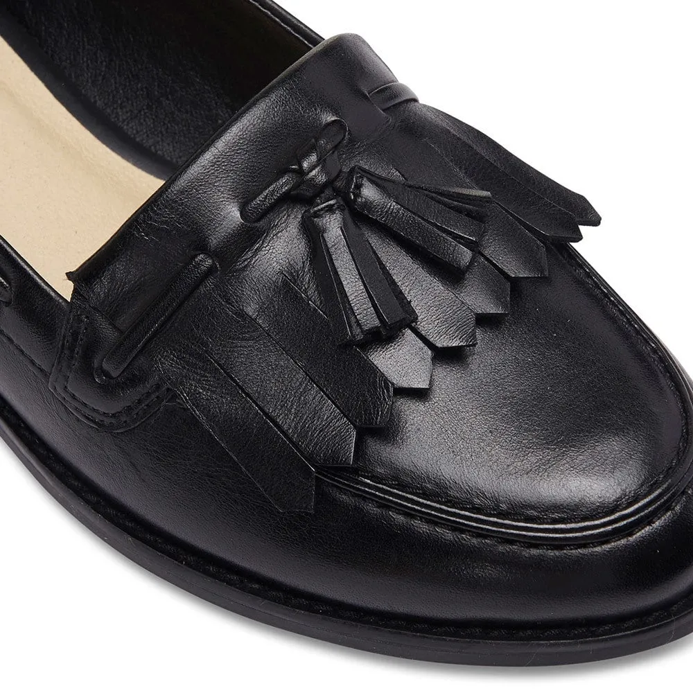 Sinatra Loafer in Black Leather