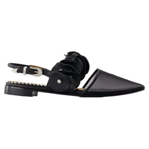Slingbacks Aj1398 - Toga Pulla - Leather - Black