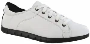 Solstice Ii Lace Up Flat Shoes In Chalk/shadow