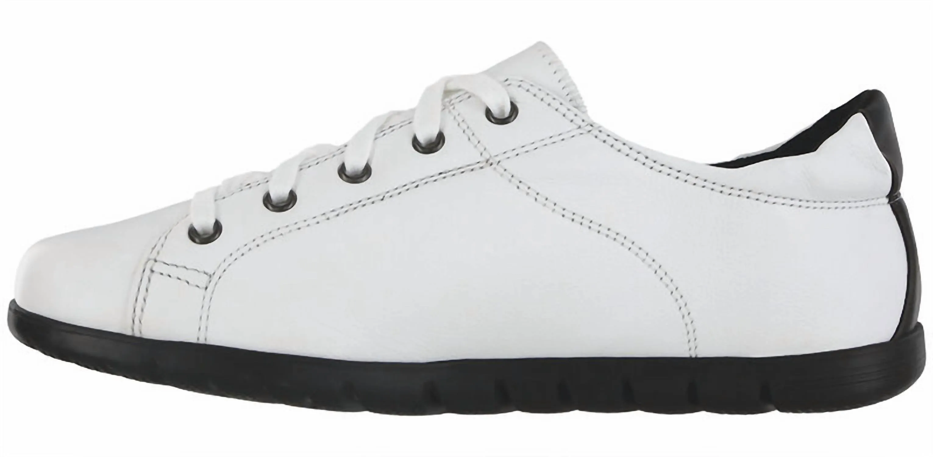 Solstice Ii Lace Up Flat Shoes In Chalk/shadow