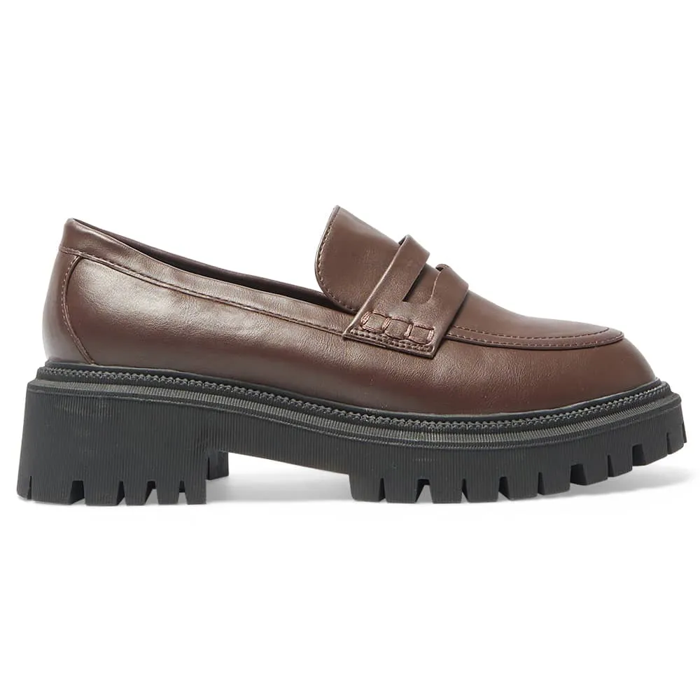 Stetson Loafer in Chocolate Smooth