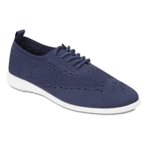 Subway Sneaker in Navy Fabric
