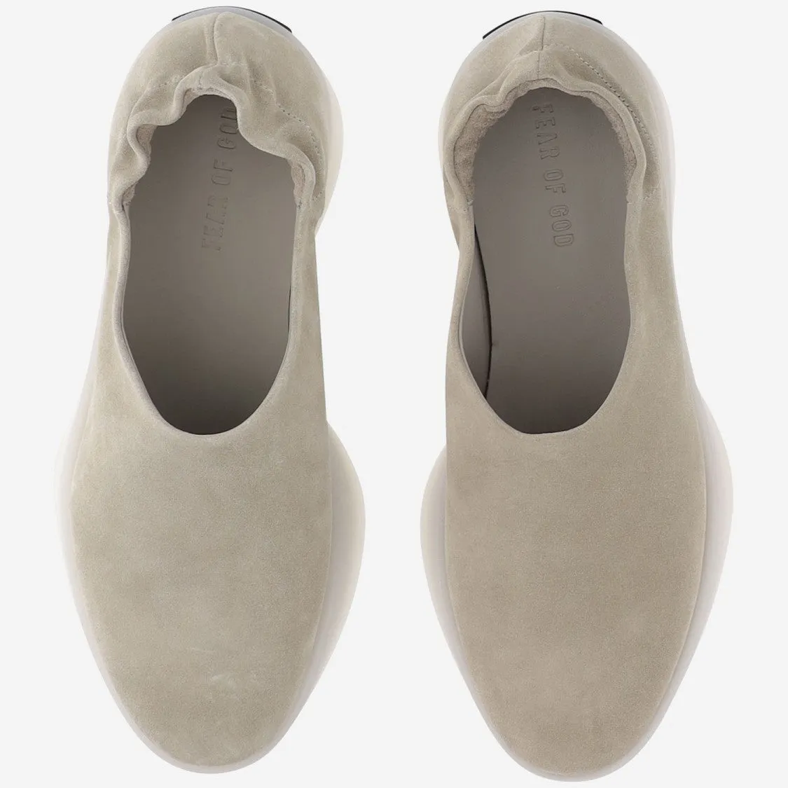 Suede Mules With Round Toe And Aesthetic