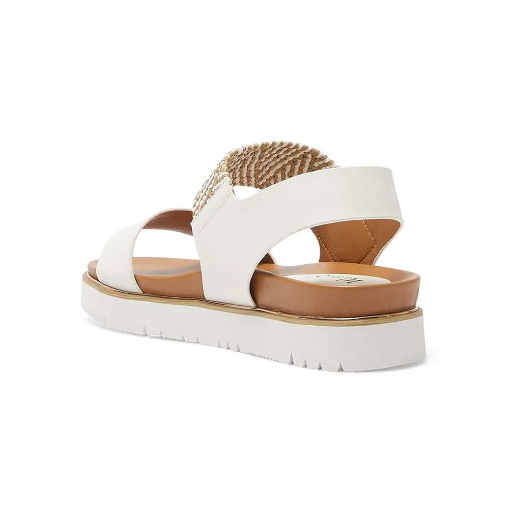 Sunset Sandal in White