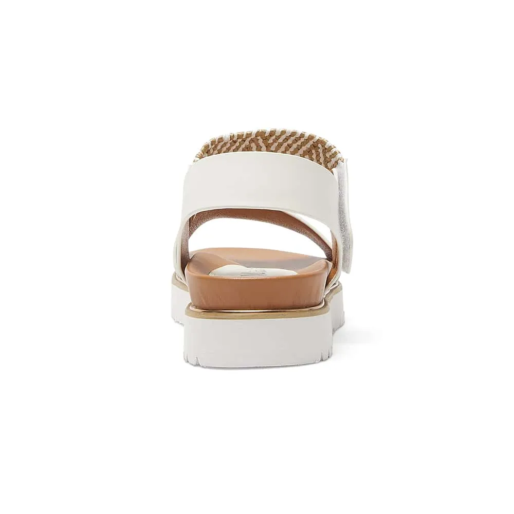 Sunset Sandal in White