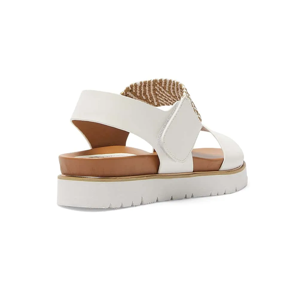 Sunset Sandal in White