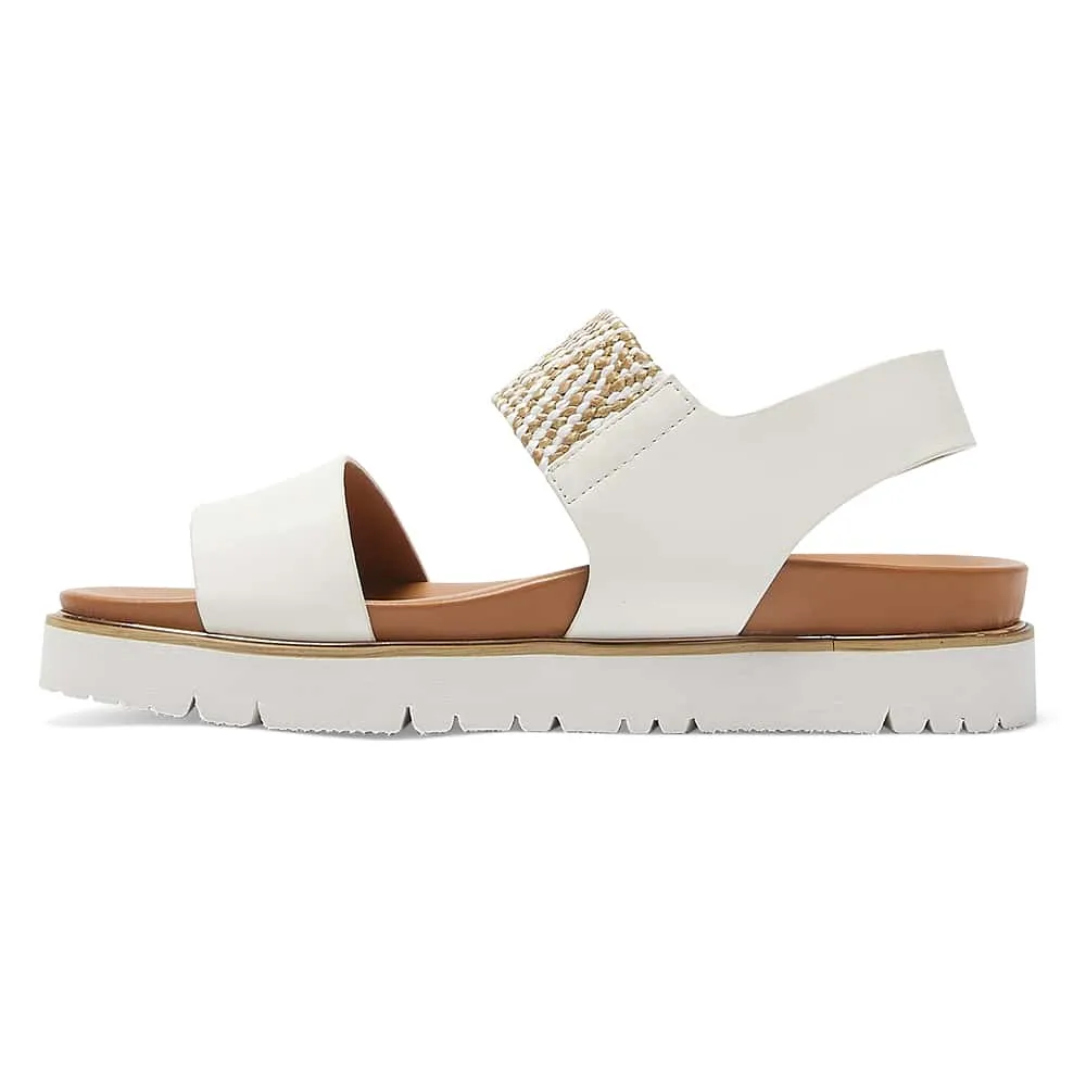 Sunset Sandal in White