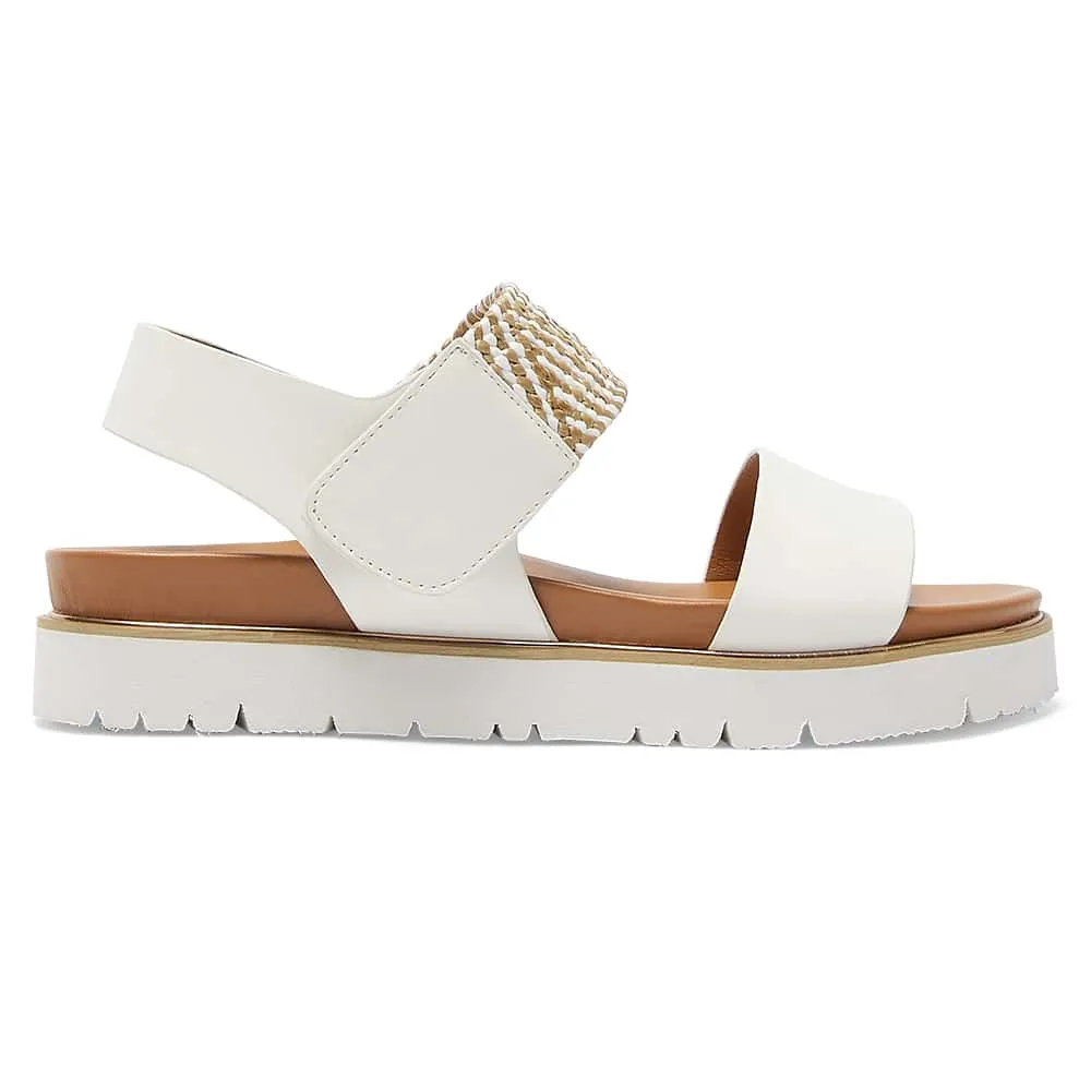 Sunset Sandal in White