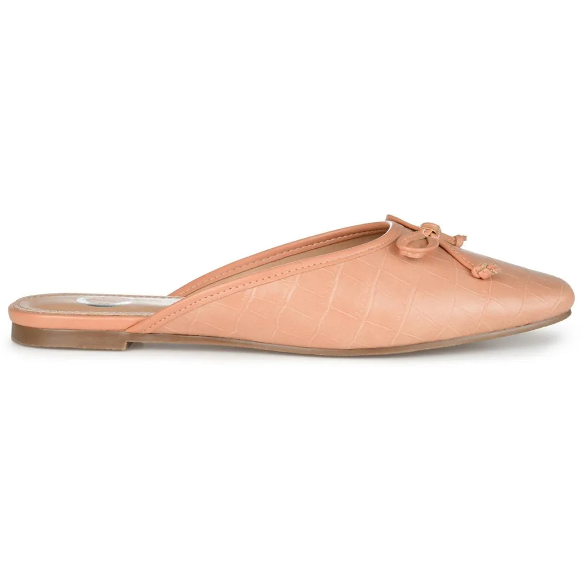 Tammala Womens Faux Leather Slip On Mules