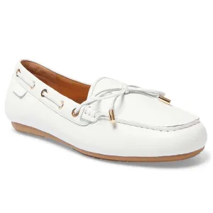 Tango Loafer in White Leather