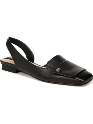 Teagan Womens Leather Square Toe D'Orsay
