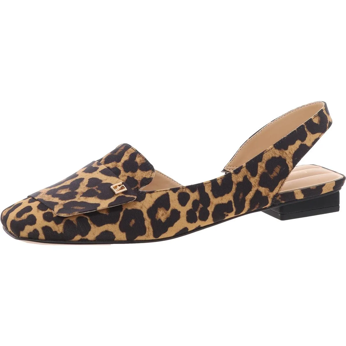 Teagan Womens Leather Square Toe D'Orsay